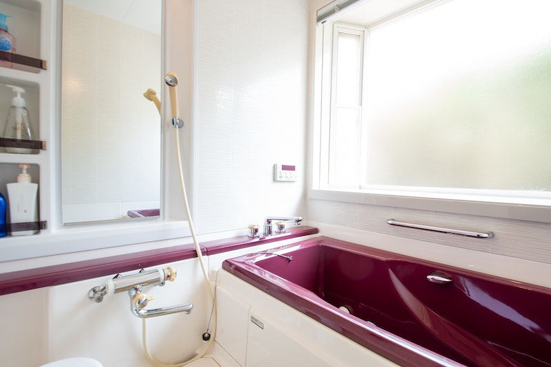 Bathroom where you could even enjoy bathing in