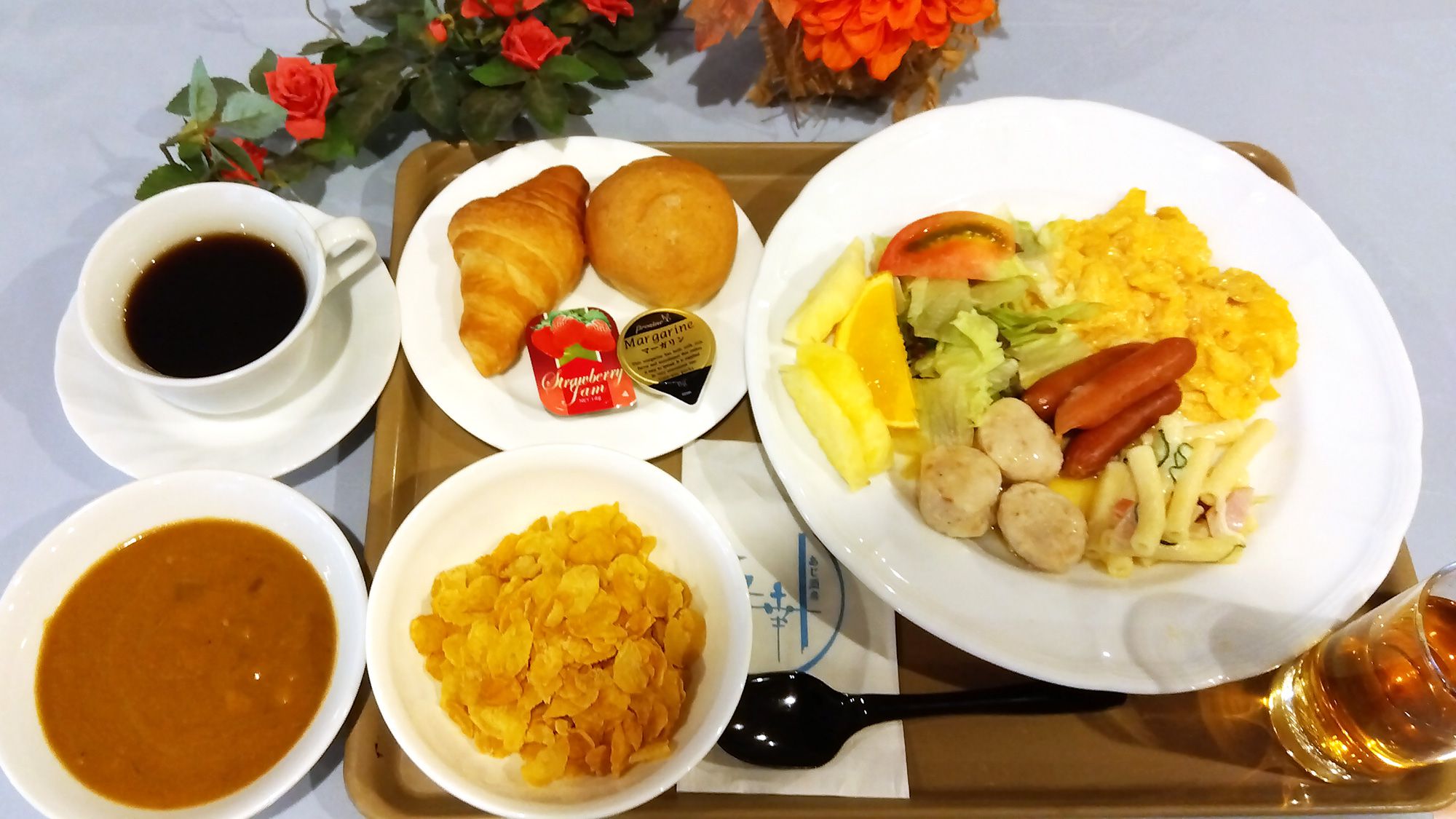 朝食バイキング