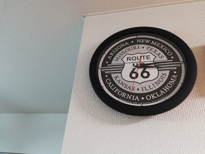 掛け時計もROUTE66♪