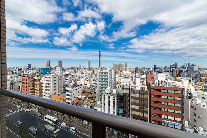 バルコニーからの眺望