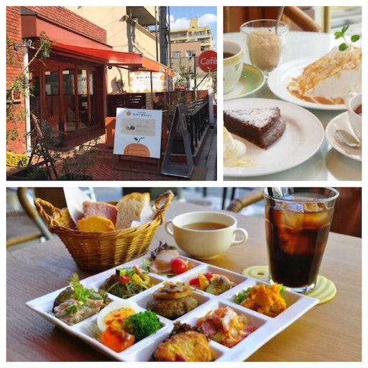 ハンバーグとスイーツが美味しいカフェ 徒歩約5分