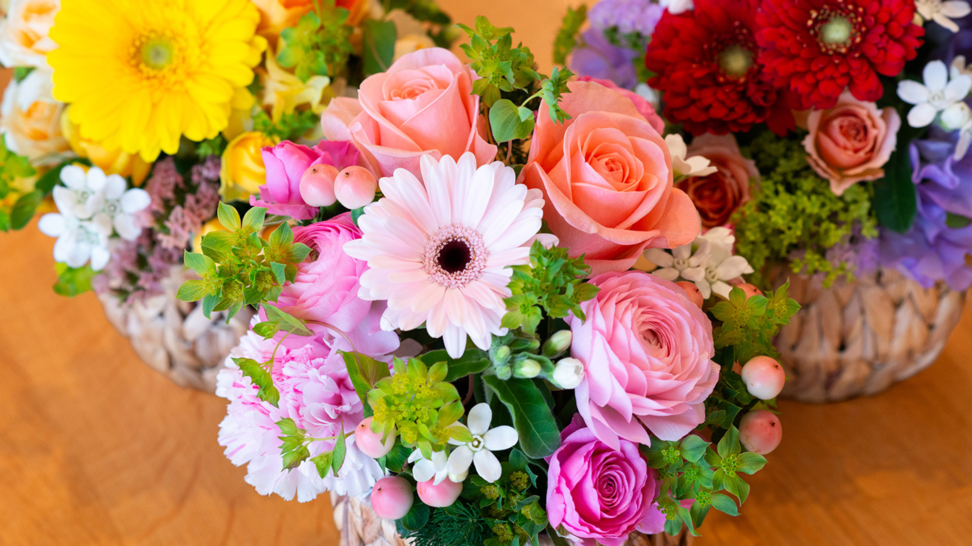 フラワーアレンジメント（記念日プランイメージ）