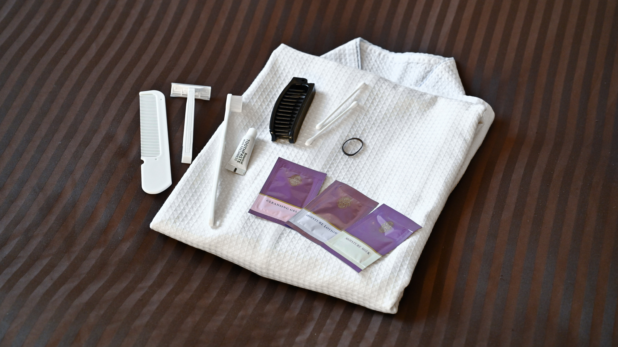 アメニティ類イメージ。アメニティバーよりご自由にお持ちください。