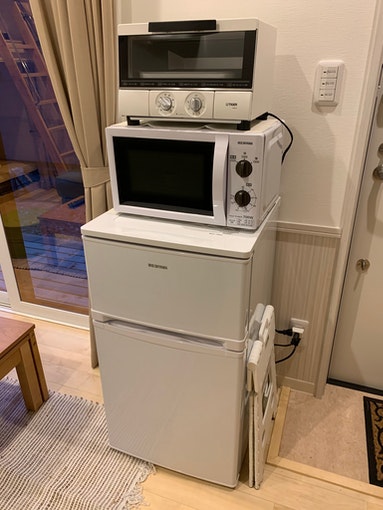 冷蔵庫・電子レンジ・トースター