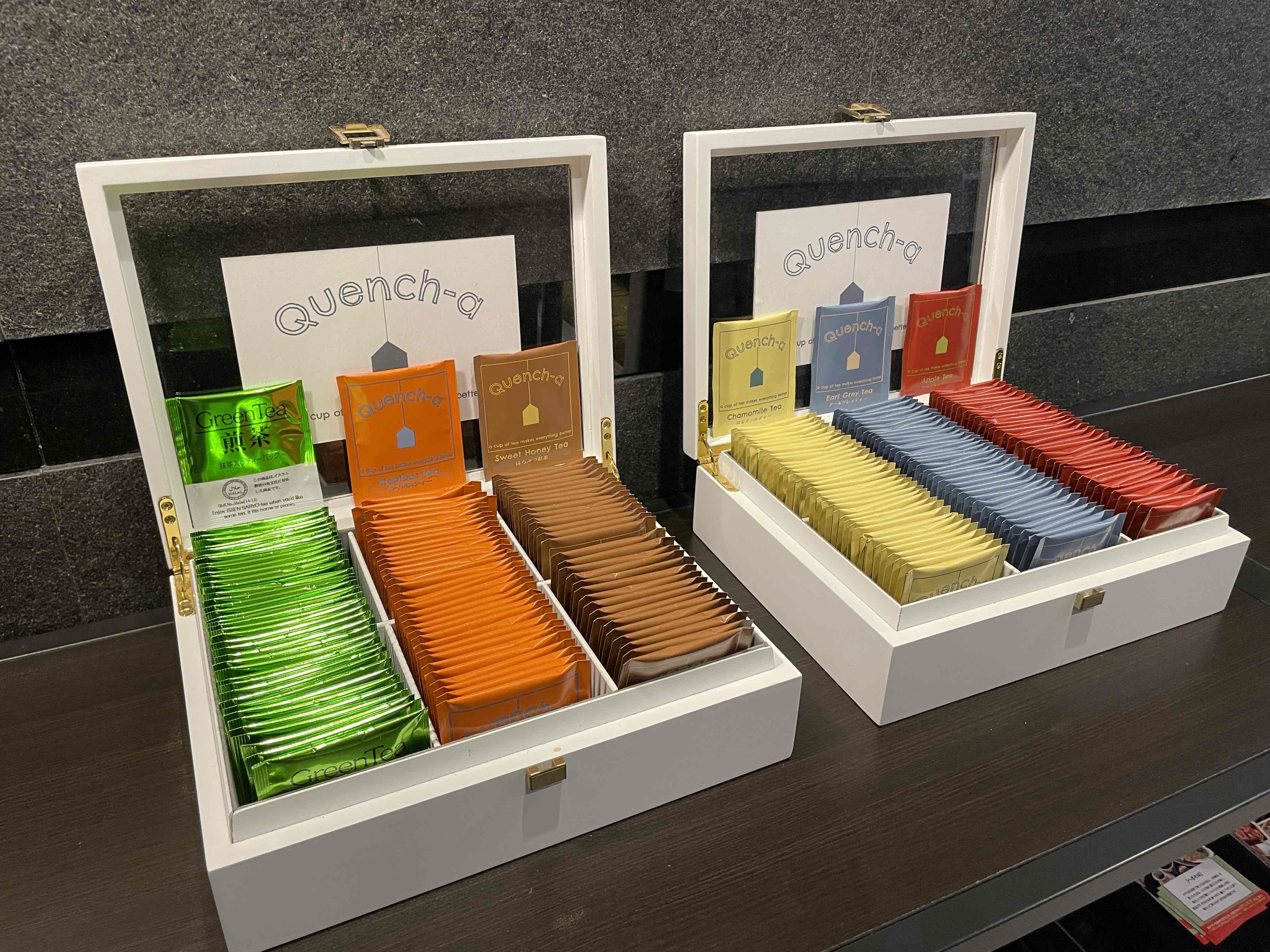 選べるティーパックでお好きな物をお召し上がりください。