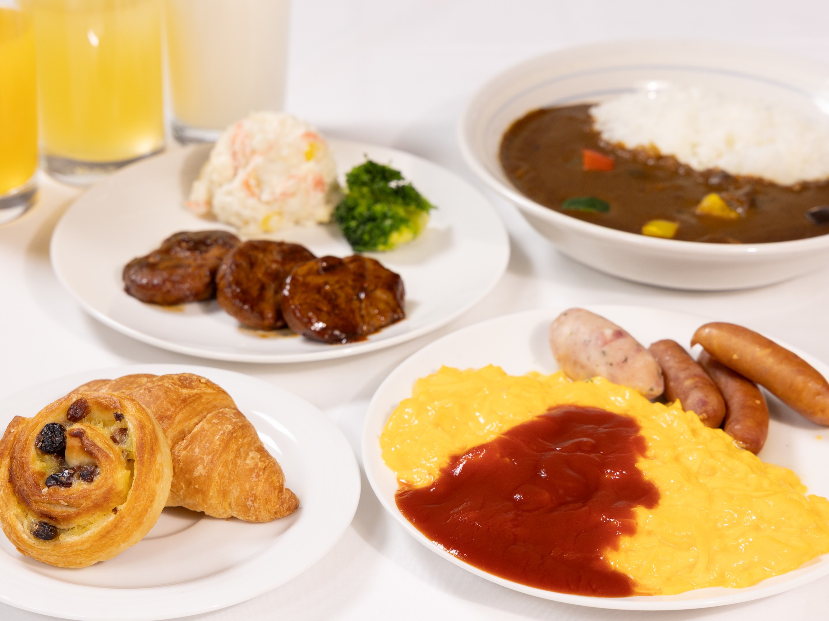 日替わりメニューで連泊でも満足。