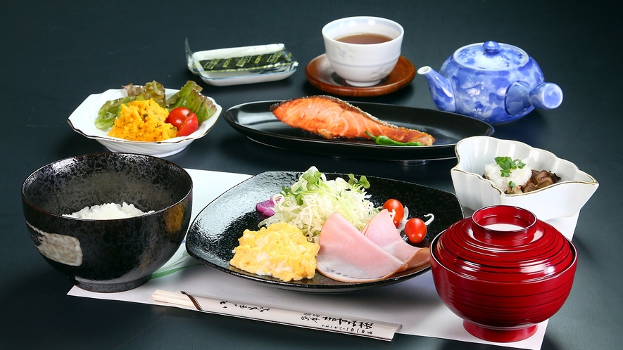 【食事】朝食一例。栄養バランスの取れた優しい朝ごはん