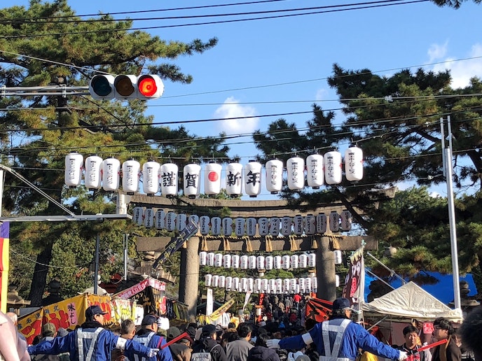 歩いて6分、住吉大社