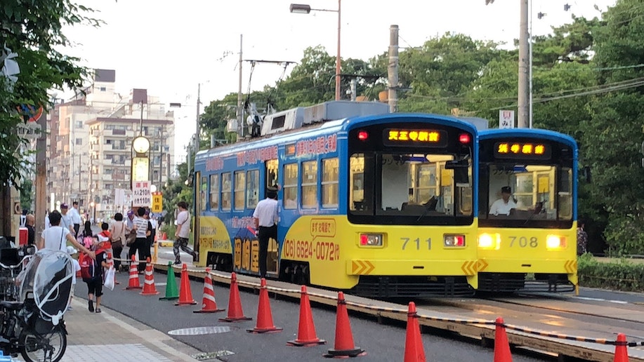 歩いて12分、住吉大社駅