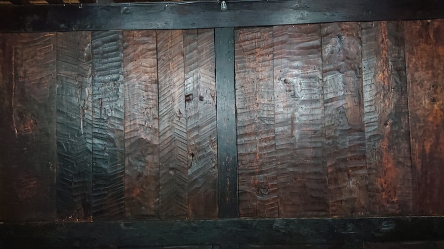 江戸時代に製材された壁板