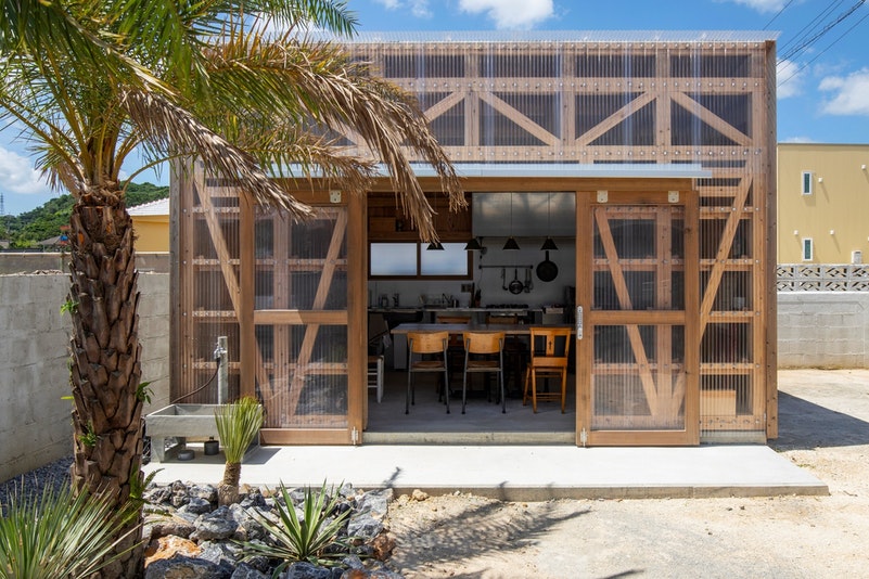 ダイニングキッチン棟 / indoor BBQ dining kitchen space