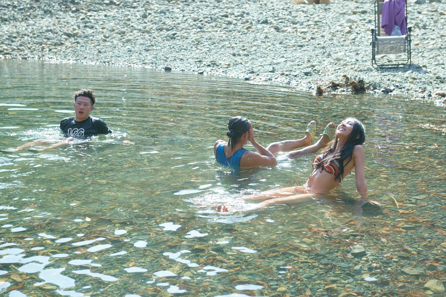 大自然に囲まれながら のテントサウナ