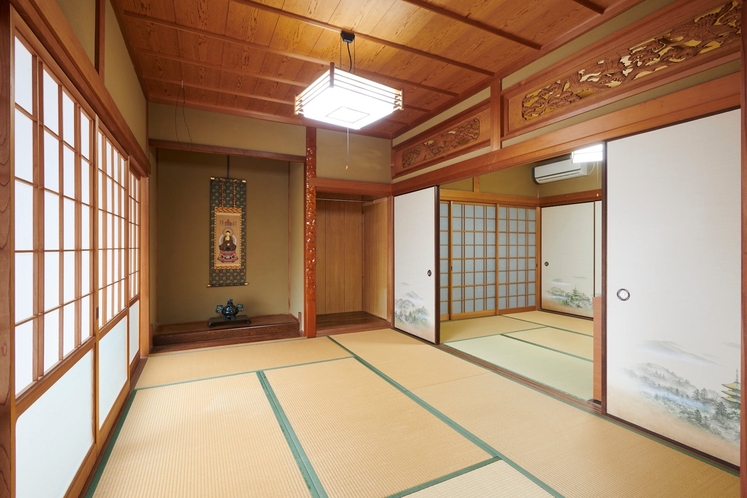 寝室になる部屋は、伝統的な和室です。