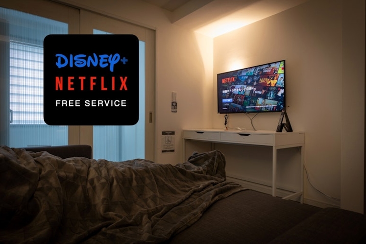 NETFLIX と DISNEY + の好きな映画が無料で見れます。You can watch NE