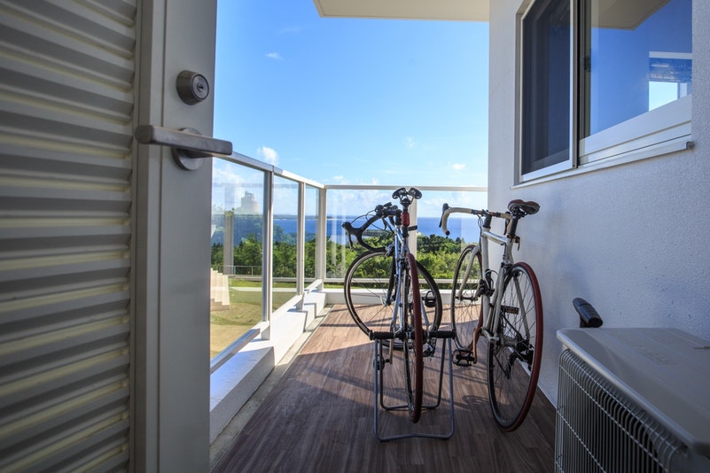 Parking place for bicycles / 自転車置き場