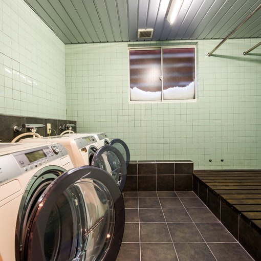 ランドリーは共用です