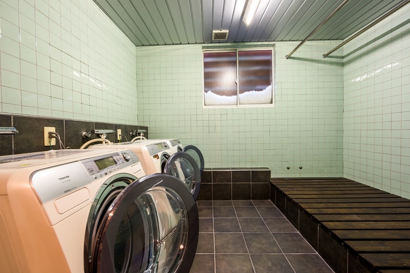 ランドリーは共用です