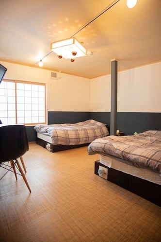 Room2は落ち着いた和モダンのお部屋です。  Room 2:Modern Japanese sty