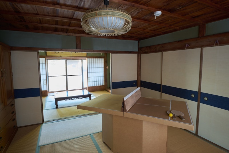 卓球台があります。皆様でお楽しみください。