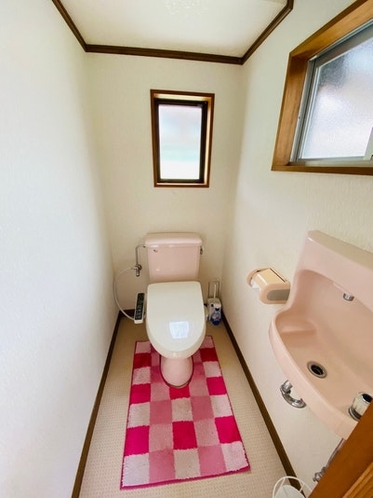 The toilet. トイレです。
