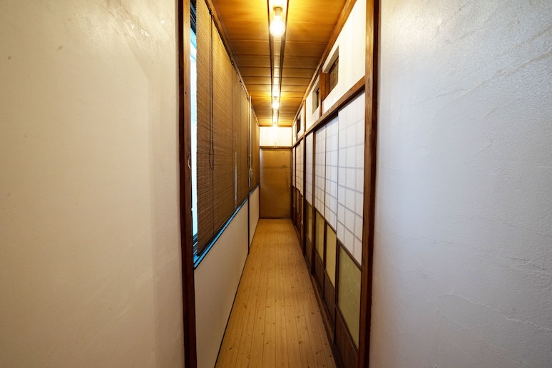 風情のある廊下