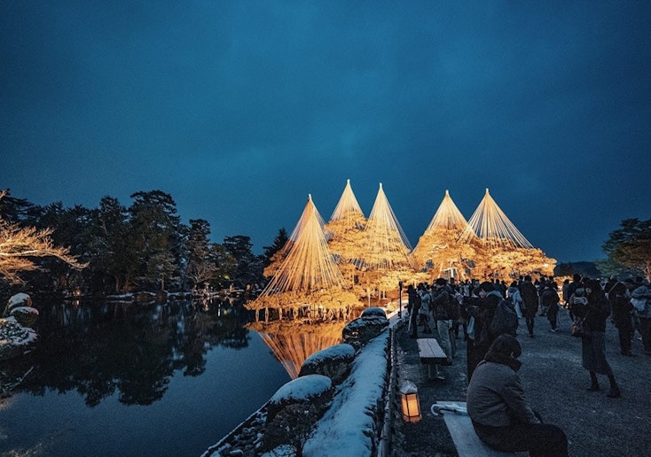 兼六園のライトアップ