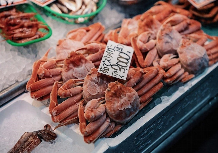 日本海の美味しい海の幸