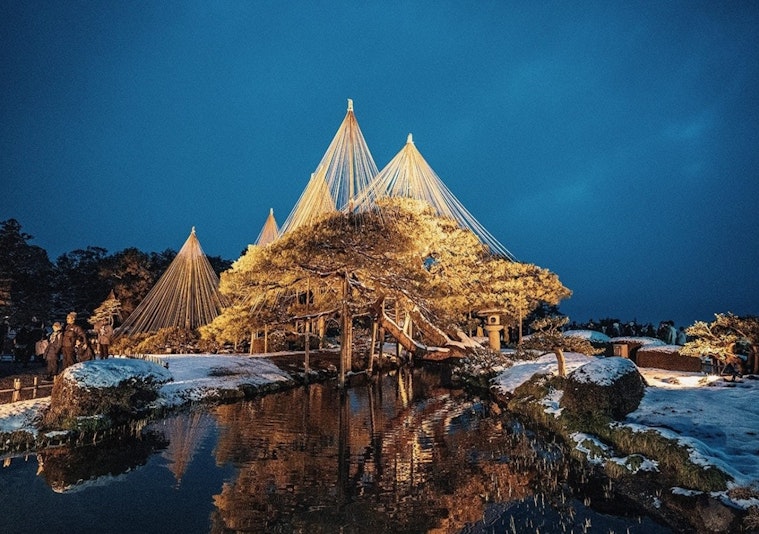 兼六園のライトアップ