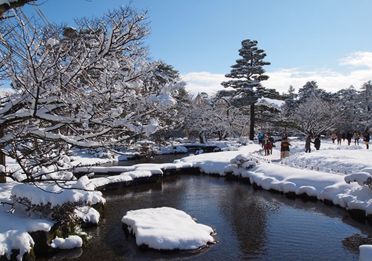 冬の兼六園