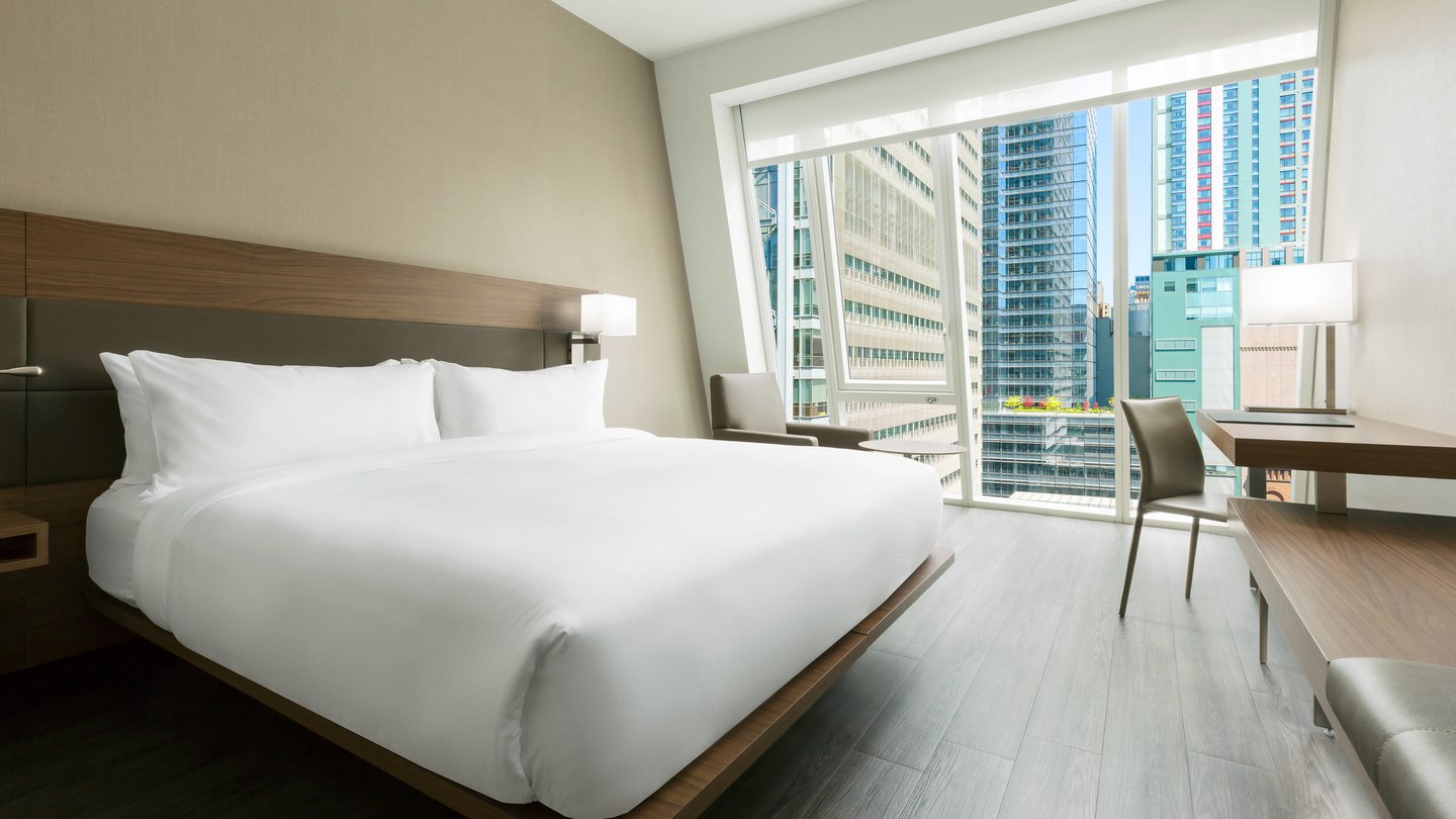 キングベッド1台　シティービュー