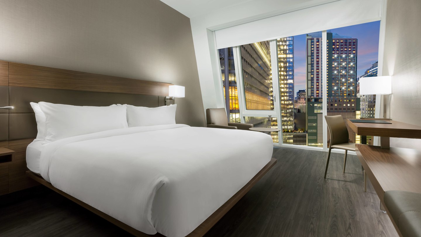 キングベッド1台　シティービュー