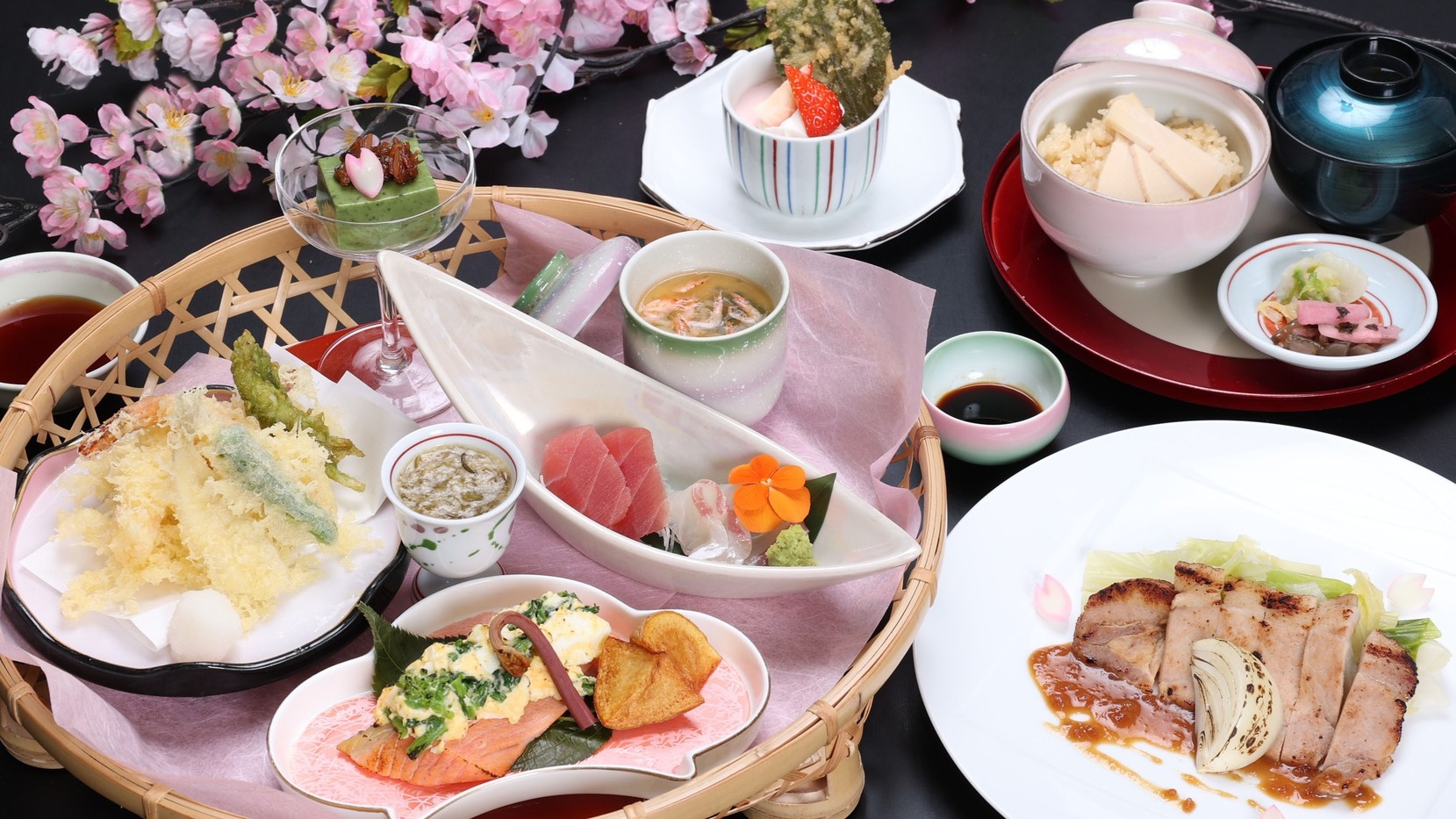 【お部屋食確約＆温泉入浴付】〜花膳プラン〜　♪春の味覚を個室で満喫♪