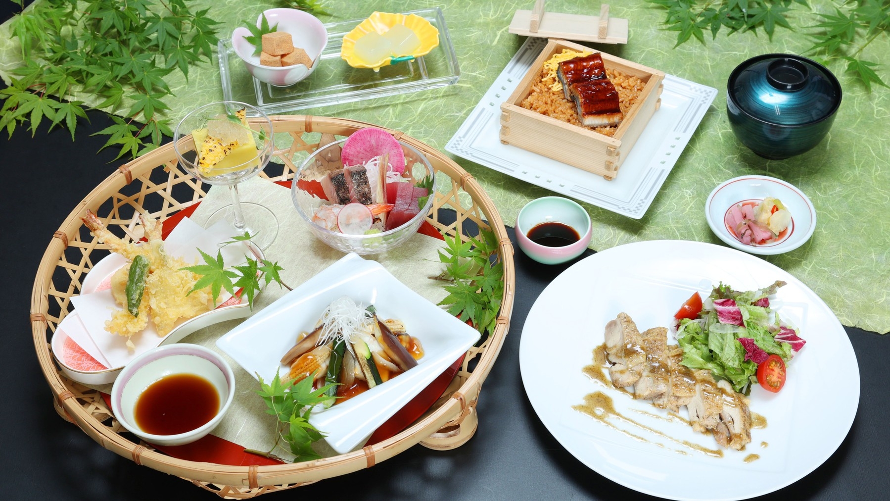 【お部屋食確約＆温泉入浴付】〜花膳プラン〜　♪夏の味覚を個室で満喫♪
