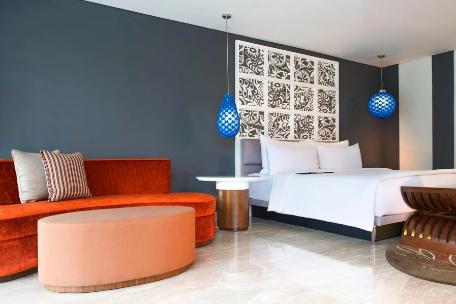 1ベッドルーム・アクアプール・スカイペントハウス(246平米)＜キングベッド1台＞　一例