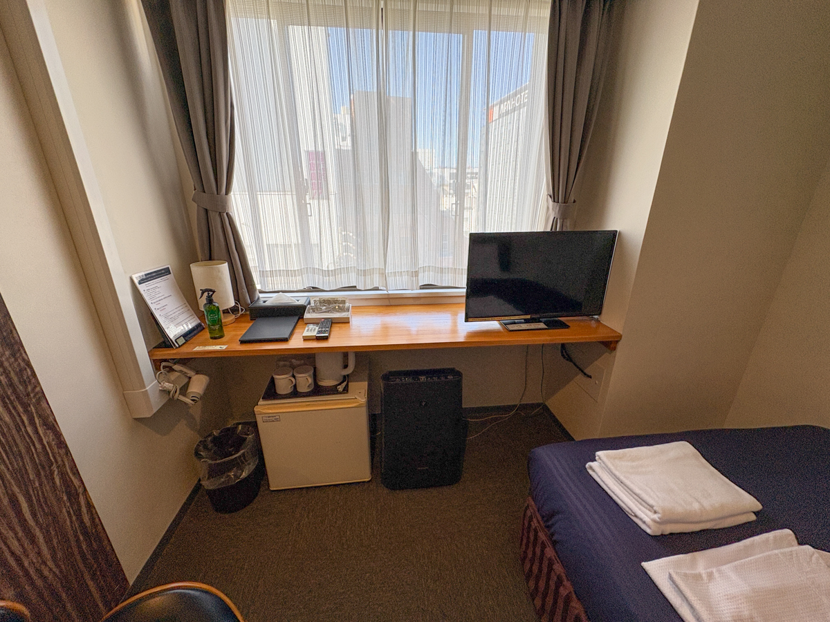 シングルルームシャワー付