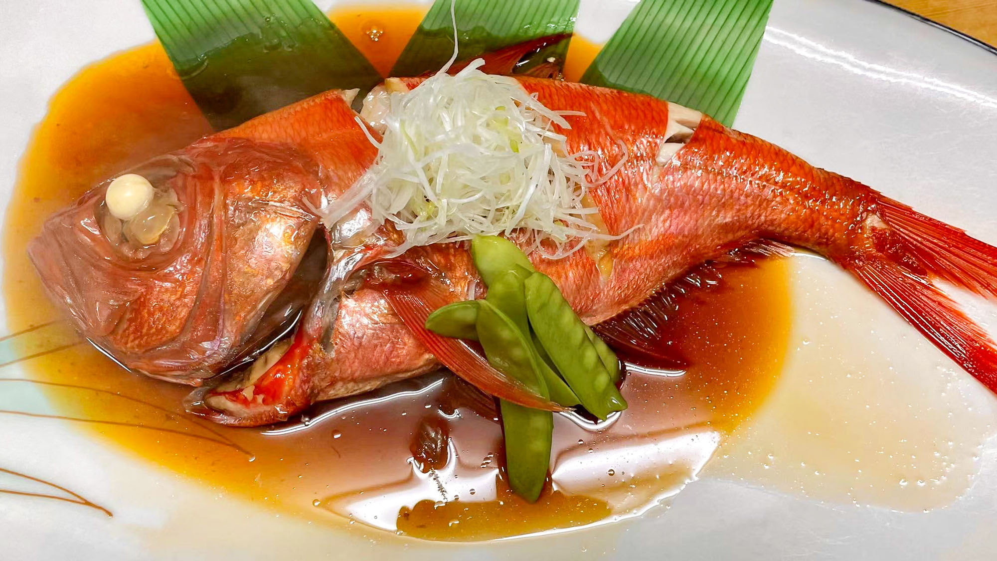 ・【夕食一例】旨味溢れる金目鯛の煮つけ