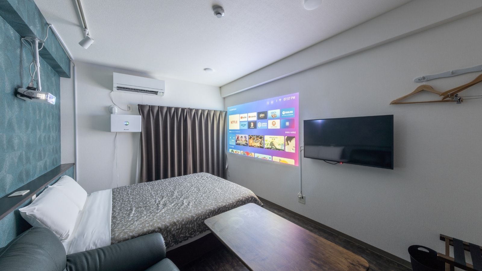 【ダブル/禁煙】WiFi・洗濯機・乾燥機完備（無料洗剤付き）