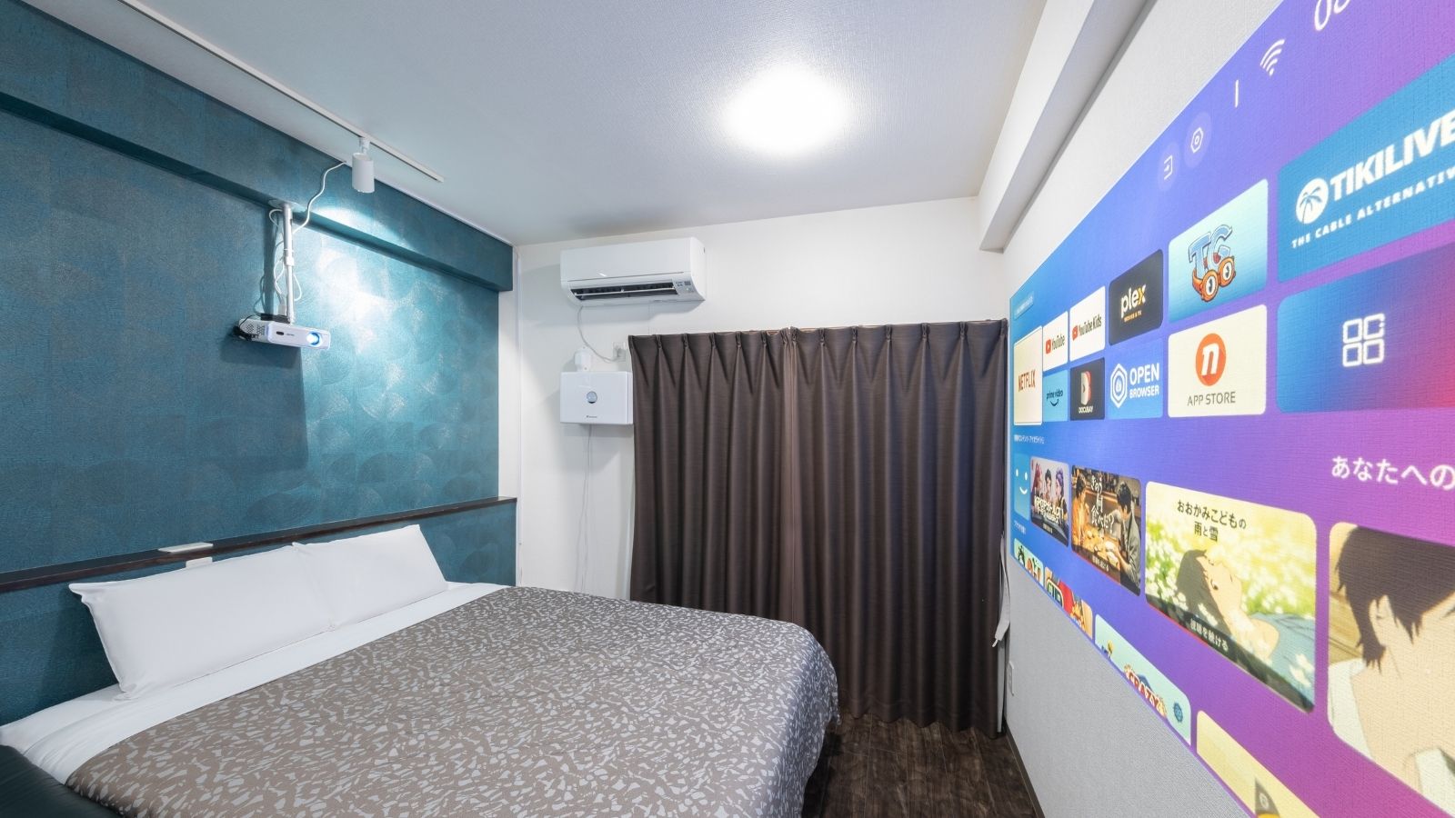 【ダブル/禁煙】WiFi・洗濯機・乾燥機完備（無料洗剤付き）