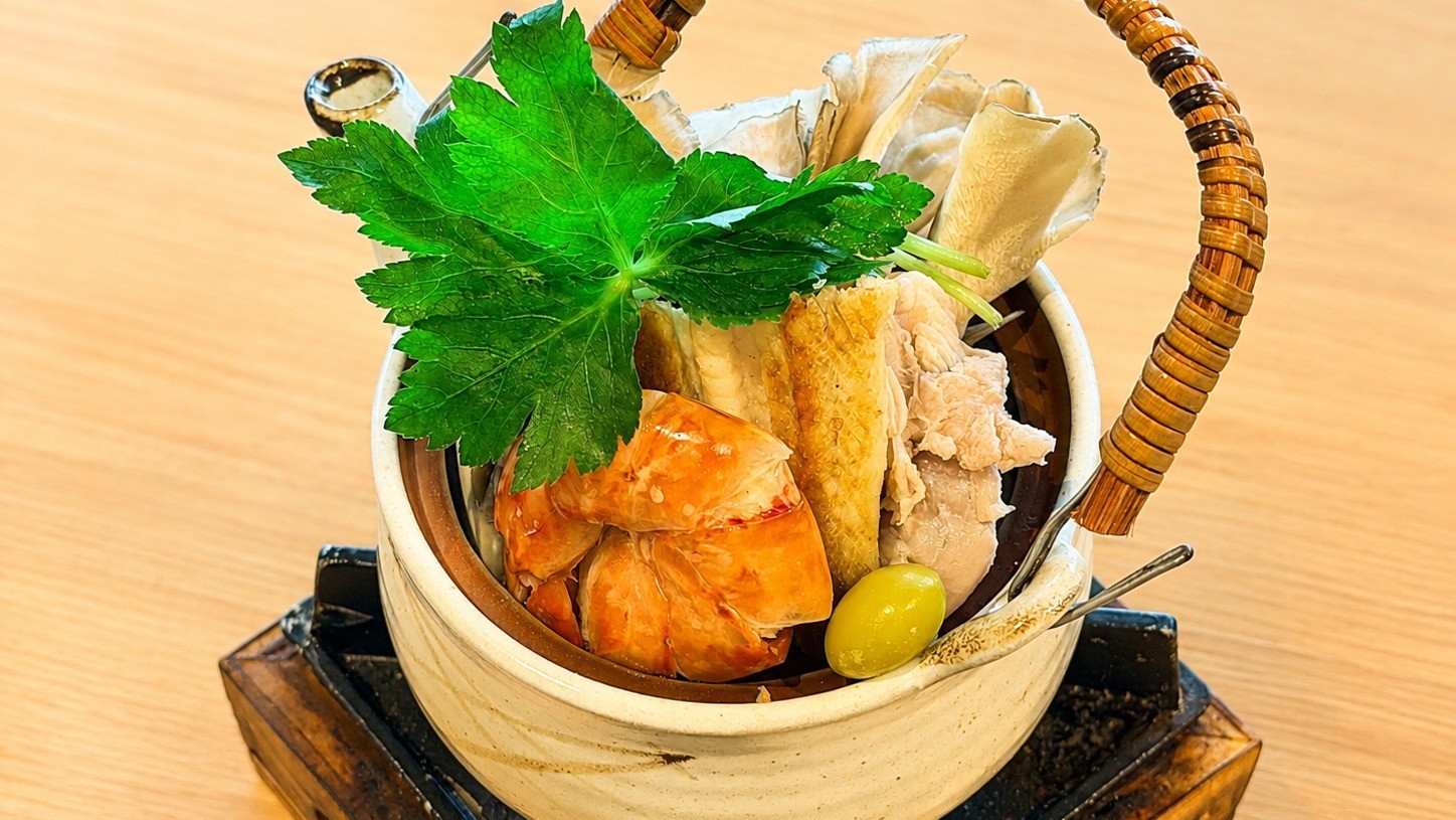 【秋のスタンダード】和牛朴葉焼きと土瓶蒸し・奥松島風「海宝焼」＜幼児2名まで食事付無料＞紅葉旅行に