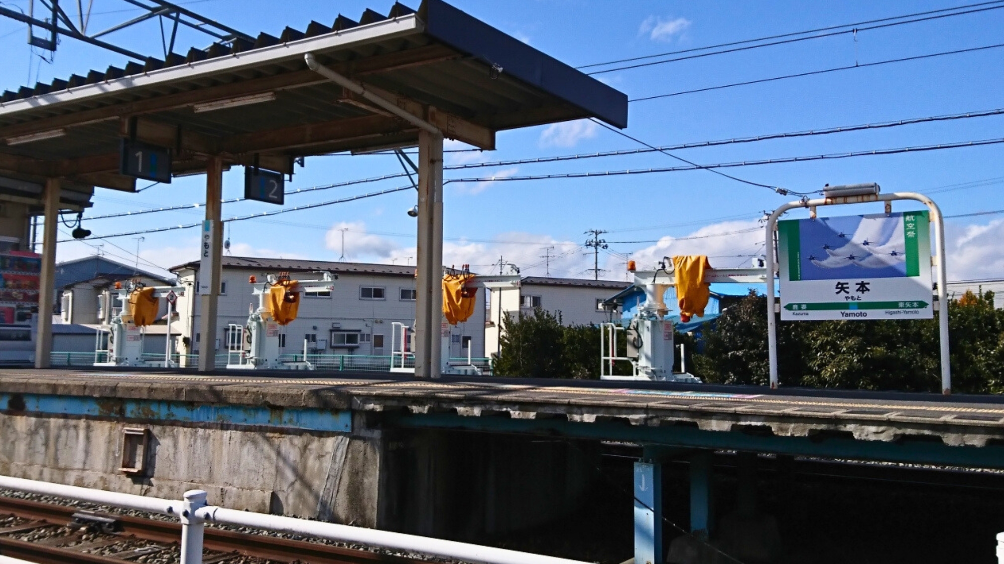 【JR矢本駅】ホームは映画「キリエのうた」のロケ地にもなりました。