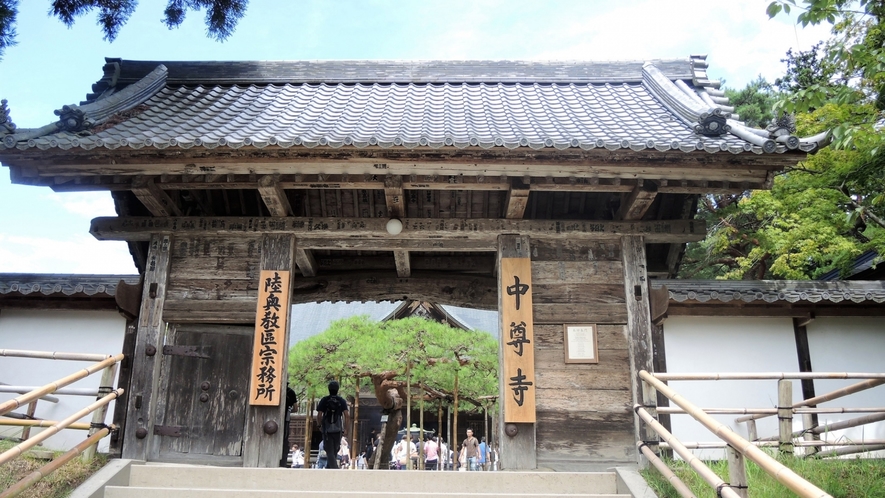 【中尊寺】奥州藤原氏により繁栄を築いた平泉は、中尊寺も含め世界文化遺産として登録された。