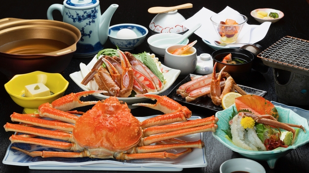 ◆かにフルコース◆リーズナブルに蟹三昧♪ゆで・刺し・焼き・鍋・雑炊が勢揃いのフルコース☆