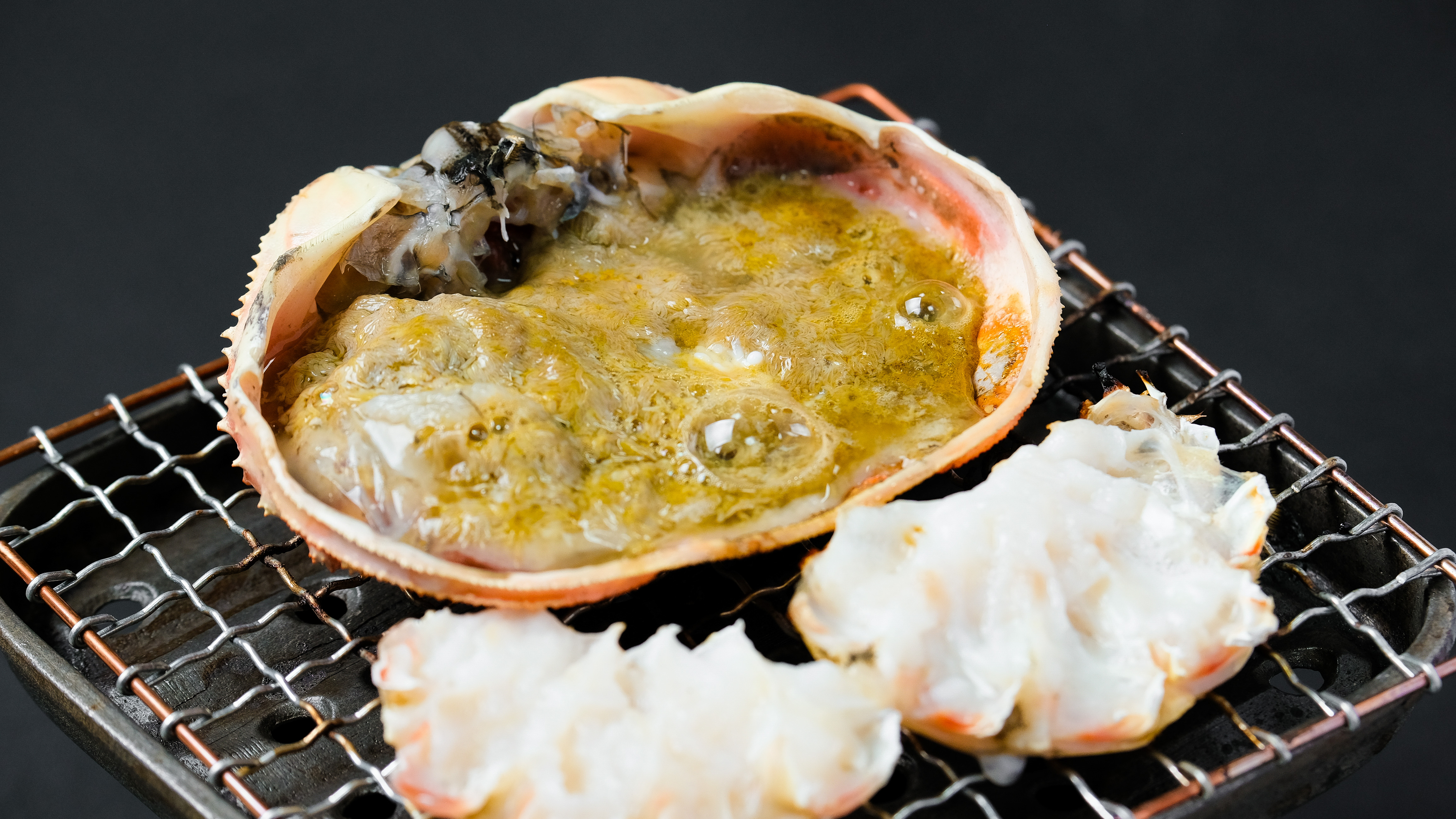 焼きがに　甲羅