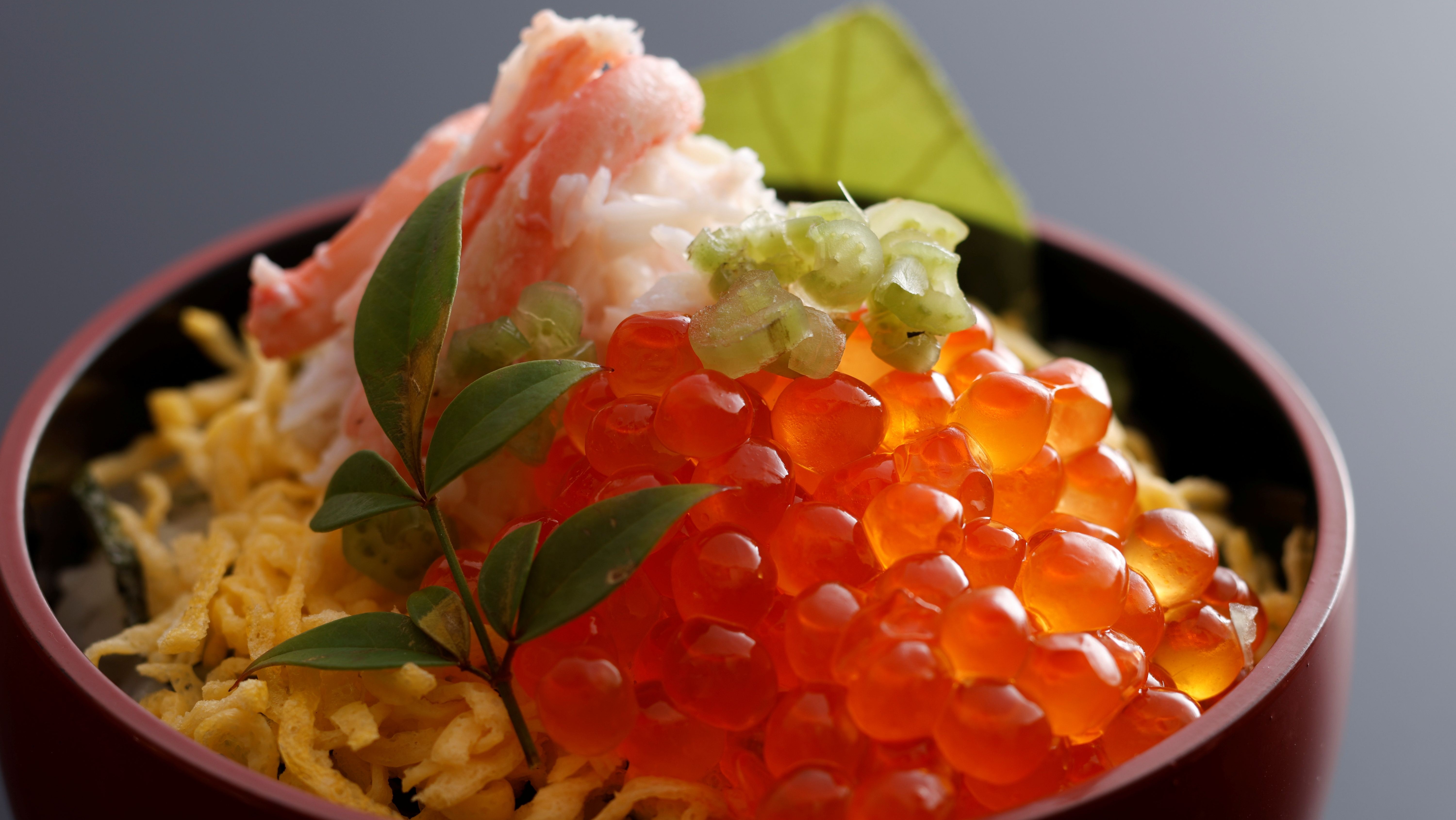 蟹いくらこぼし寿司