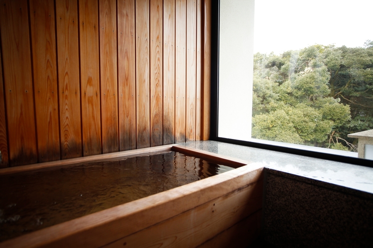 檜の展望風呂付き特別室502展望風呂