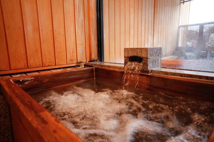 桧の露天付き客室503　内風呂