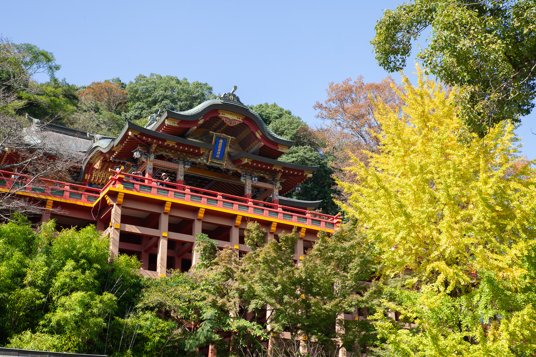 おすすめスポット祐徳稲荷神社　秋の風景