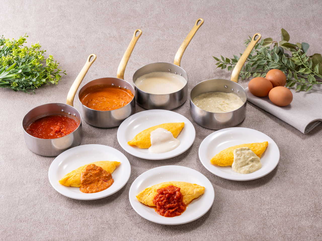 朝食：【これだけは食べて欲しい５大メニュー】　　③特製オムレツ