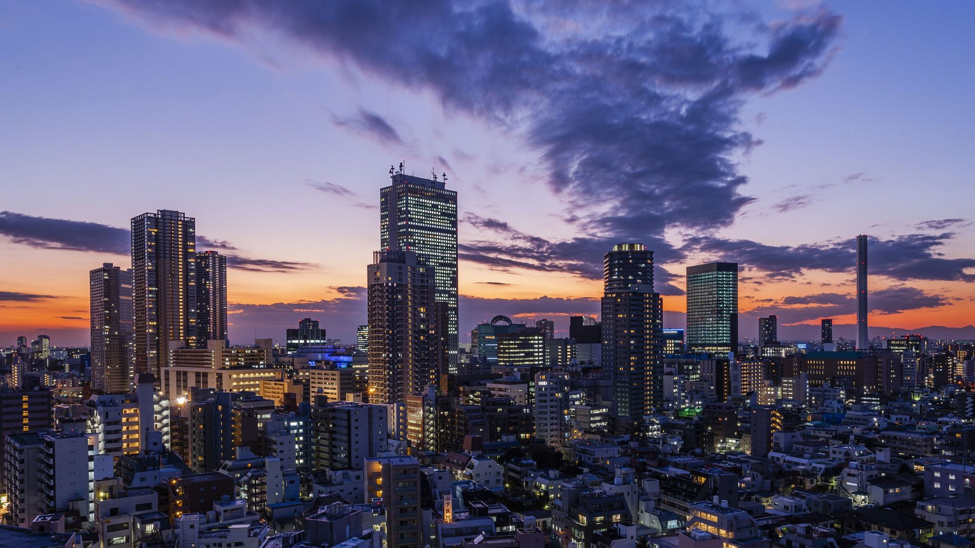 高層階からの夜景