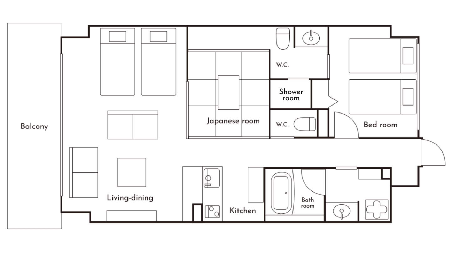 間取り図(スイートコンド)